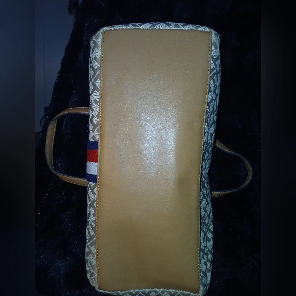 Stylish Beige and Brown Bag
